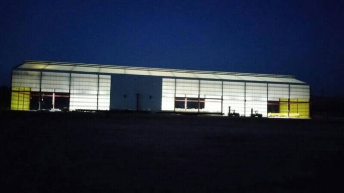UK Storage Warehouse Replace Fluorescent Fixtures