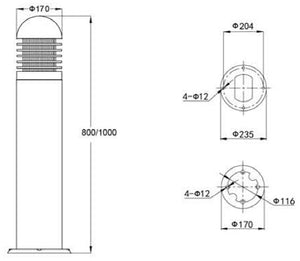 LED Lawn Light L6205 model