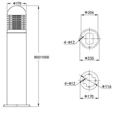 Load image into Gallery viewer, LED Lawn Light L6206A model