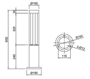 LED Lawn Light L6228 model