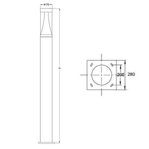 LED Lawn Light L6307 model