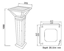 Load image into Gallery viewer, Solar LED Lawn Light PV-G011 model