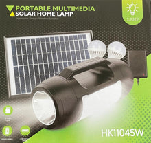 Load image into Gallery viewer, Portable Multimedia Solar Home Lamp