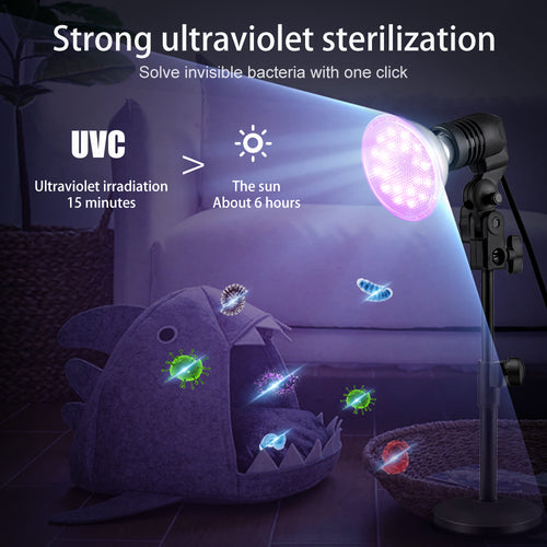 Household strong ultraviolet sterilization lamp solve invisible bacteria Portable Home UV Germicidal Lamp Desktop Mobile Disinfection lamp