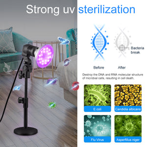 Household strong ultraviolet sterilization lamp solve invisible bacteria Portable Home UV Germicidal Lamp Desktop Mobile Disinfection lamp
