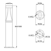Load image into Gallery viewer, LED Lawn Light L6218B model